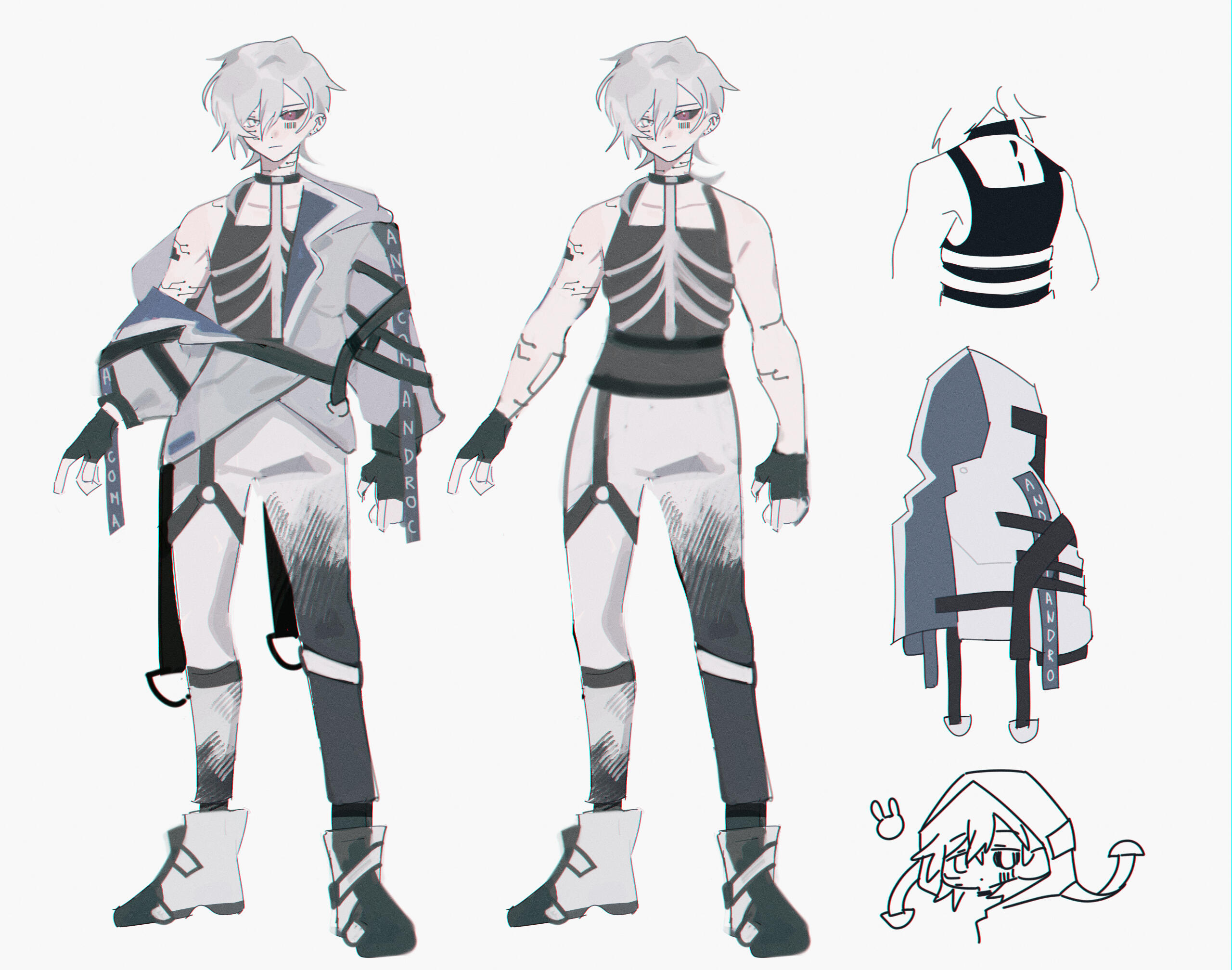 Bust up illustration by @eki_doki